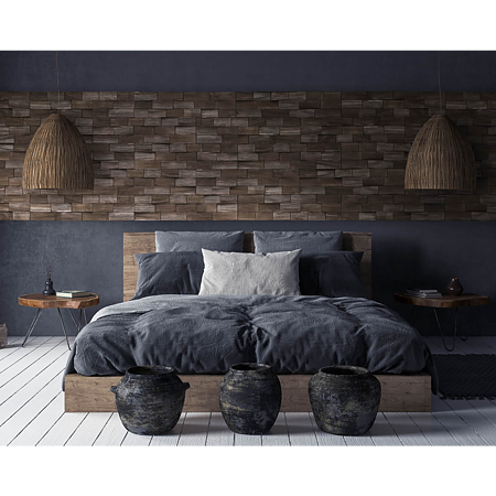Panouri decorative din lemn Stegu Axen 1, interior, 780 x 190 x 6 - 17mm, 4 buc/cutie