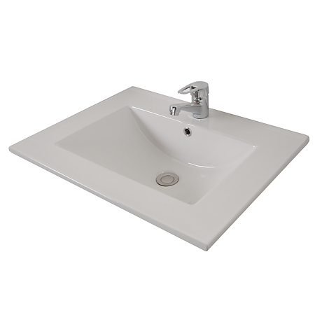 Set mobilier baie Badenmob Seria 067-60, masca + lavoar + oglinda, alb Set mobilier baie Badenmob Seria 067-60, masca + lavoar + oglinda, alb