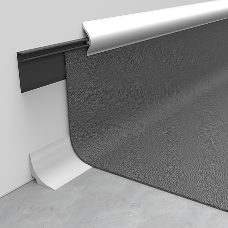 Profil de scafa pentru cada cu margine flexibila 101, Set Prod, PVC, alb, 2,5 m Profil de scafa pentru cada cu margine flexibila 101, Set Prod, PVC, alb, 2,5 m