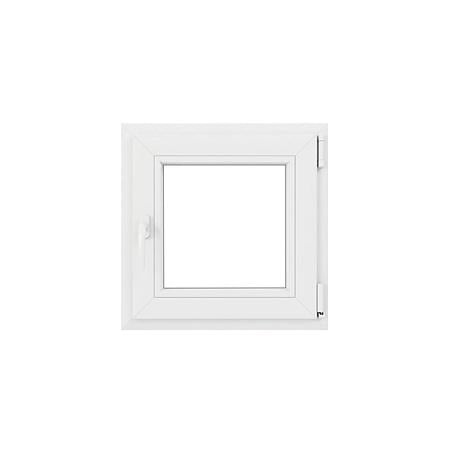 Fereastra PVC, 5 camere, deschidere oscilobatanta, dreapta, alb, 50 x 50 cm 