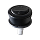 Mecanism WC incastrat Wirquin, cu dubla actionare,3/6 litri, buton negru, cu flotor lateral, racord 2 1/2", plastic