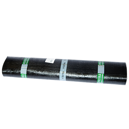 Membrana bituminoasa Prima V 2,6, armatura fibra de sticla, finisaj film PE, 2,6 kg/mp, 10 mp/rola