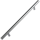Maner cilindric otel D12 mm, 224 mm, mat-crom