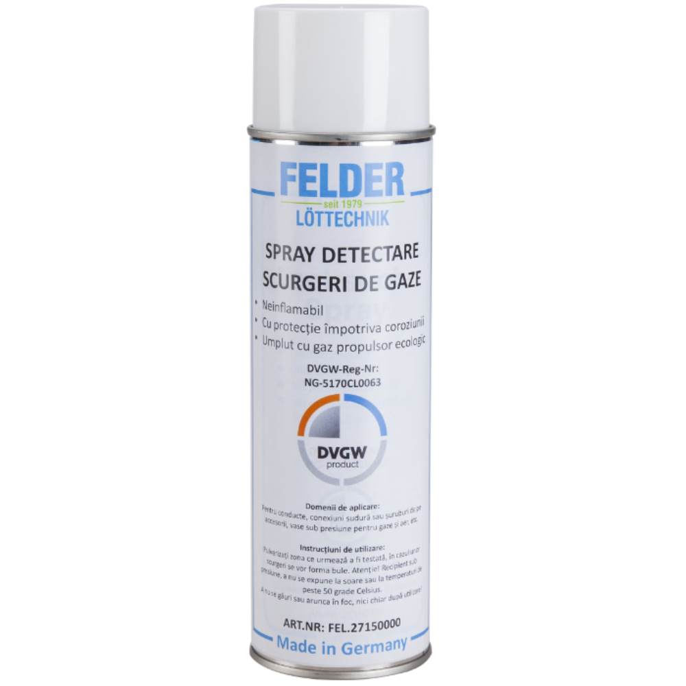 Spray detectare scurgeri gaz Felder, 400 ml 400