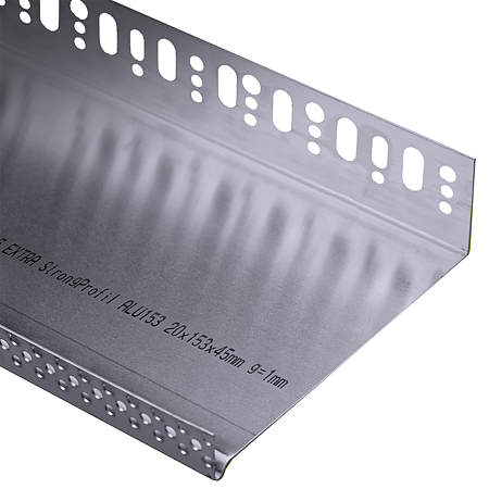 Profil de soclu din aluminiu StrongProfil 153 x 2500 x 1 mm