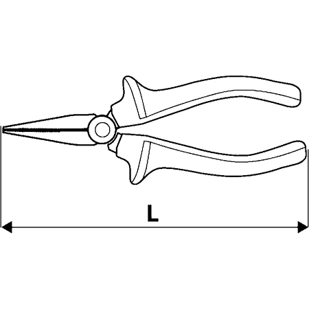 Cleste cu varf plat Topex, 160 mm