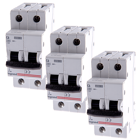 Disjunctor RX3 4500 Legrand 419694, 2P, 6A
