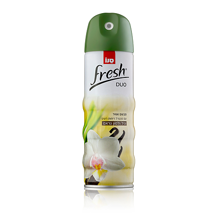 Odorizant de camera cu aerosol Sano Fresh Duo, Vanilla & Lemon, 300 ml