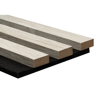 Panou riflaj acustic Stejar Ardenes, MDF, suport feltru 8 mm, interior, 2600 x 144 x 20 mm