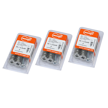 Diblu MJP cu surub pentru gips carton, 39 mm, 4,5 x 40 mm