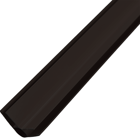 Profil PVC de colt lambriu, 3 m, maro