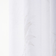 Perdea Rocle Botanic, voal imprimeu frunze, alb, 140 x 260 cm