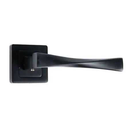 Set manere Yale Verona, aluminiu, cu rozete incluse pentru usi de exterior, negru Set manere Yale Verona, aluminiu, cu rozete incluse pentru usi de exterior, negru
