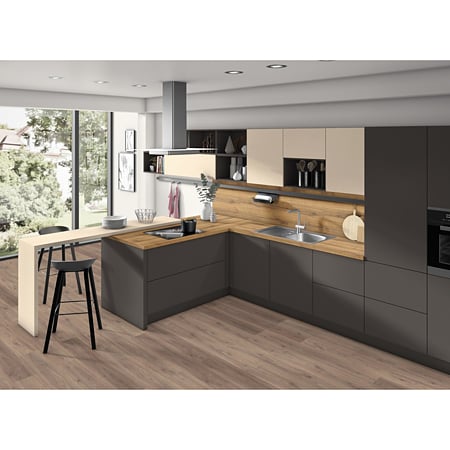 Pal melaminat Egger, gri grafit, U961 ST7, 2800 x 2070 x 18 mm
