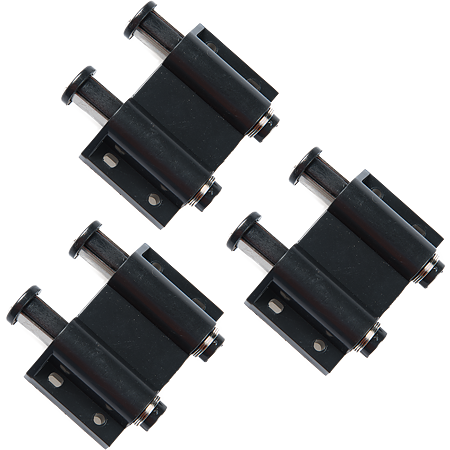 Crichet magnetic dublu negru