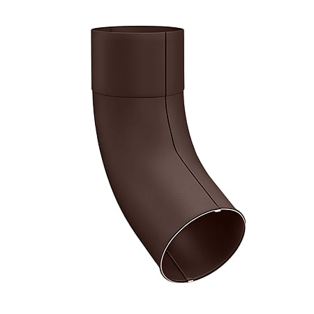 Cot evacuare metalic, 88 mm, maro RAL 8017