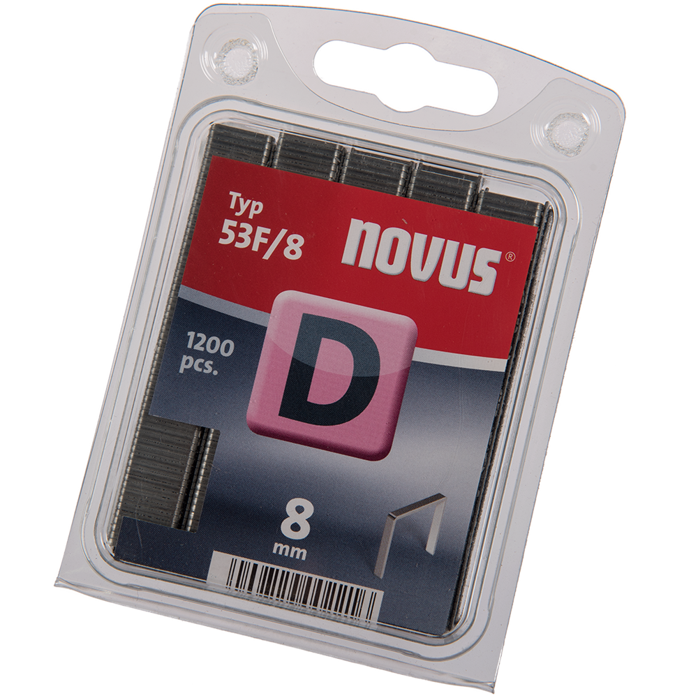 Capse Novus D53F, pentru capsatoare manuale si electrice, zinc, 11,3 x 8 mm 113