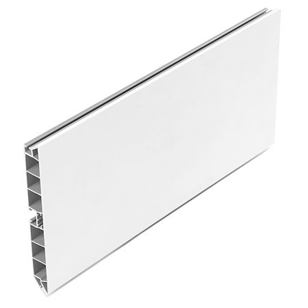 Plinta PVC Scilm, alb, 4000 x 150 mm