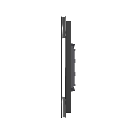 Panou intrerupator simplu + simplu Livolo VL-P701/01-4B, sticla securizata, negru