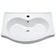 Mobilier baie Sanitop Alessia, baza cu lavoar, MDF-PAL, alb, 58 x 31 x 81 cm