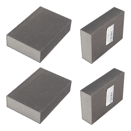 Burete abraziv pentru slefuire vopsea / lac / lemn / spaclu, Klingspor SW 500, 100 x 70 x 25 mm, granulatie 220 