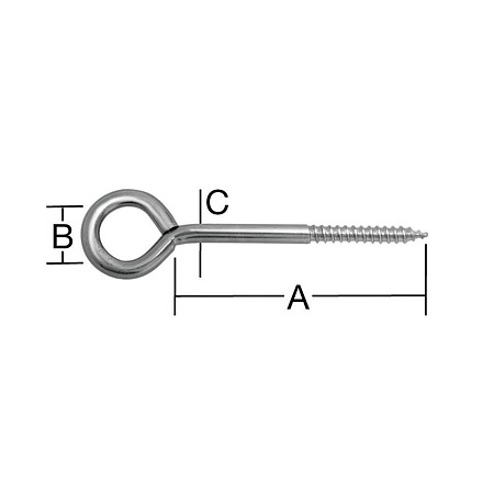 Holsurub cu inel de prindere, 22 x 7,8 mm Holsurub cu inel de prindere, 22 x 7,8 mm