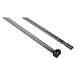 Coliere din plastic, poliamida 6.6, negru, 186 x 4.5 mm, 100 bucati