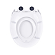 Capac WC Wirquin cu reductie pentru copii soft-close, plastic, rotund, alb