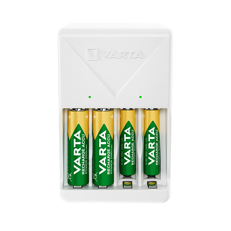 Incarcator Varta Plug, AA, 2100 mAh, 4 baterii