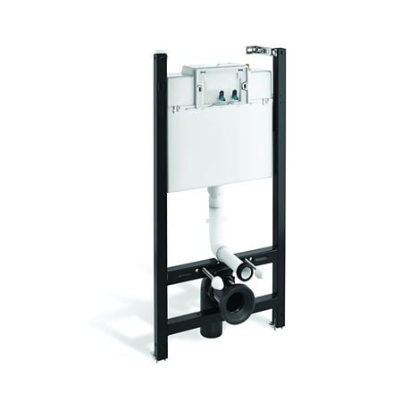 Set rezervor incastrat Fayans, WC rimless, clapeta, capac, duroplast, alb, 3/6 L