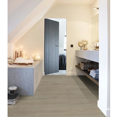 Parchet laminat 12 mm Ocean+ Bloom Sand Natural Berry Alloc, rezistent la apa, Hydro+, nuanta medie, clasa de trafic 33, PentaLoc, 1288 x 190 mm