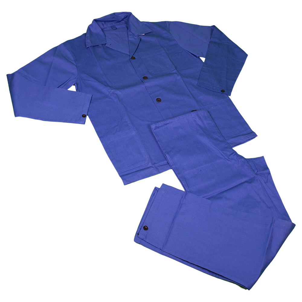 Costum salopeta de lucru standard Beni 9080, bumbac sanforizat, bleumarin, marimea XL ajutatoare