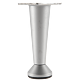 Picior reglabil bucatarie Satin Argint 103-03 H80 mm
