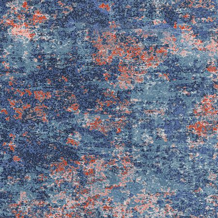 Gresie interior albastru-rosu Ciel Flora DK Floor, rectificata, glazurata, finisaj mat, patrata, 30 x 30 cm