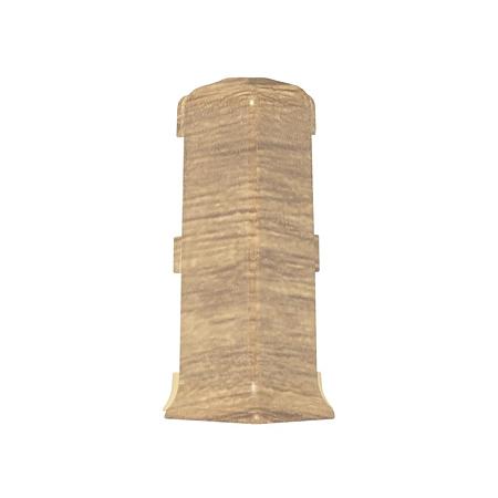Colt exterior plinta parchet Korner Siena 80, stejar Antic 815, PVC, 80 x 20 mm, 2 bucati/set
