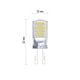Bec LED Emos Classic, bulb, G9, 4 W, lumina calda, 3000 K, 470 lm