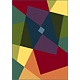 Covor Kolibri 11486/125, 100% polipropilena friese, model geometric multicolor, 120 x 170 cm