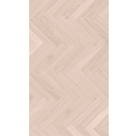 Parchet laminat furniruit 9,5 mm Berry Alloc Parqwood Herringbone Oak Calm Albatre, placa tip B, clasa de trafic comercial intens 33, abraziune AC5, OmniLoc A&B, 50,4 X 8,4 cm