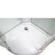 Cabina de dus cu hidromasaj Sanotechnik Rumba CL88 montaj dreapta, semirotund, geam transparent 05 cm, 90 x 90 x 215 cm