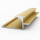 Profil J NLB, aluminiu, auriu mat, 3 m