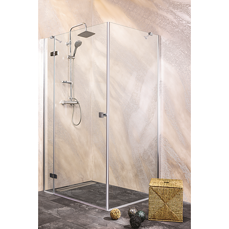 Usa dus batanta Sanotechnik Sanoflex Symphony M1290L, sticla securizata 6 mm, 85-87 x 195 cm Usa dus batanta Sanotechnik Sanoflex Symphony M1290L, sticla securizata 6 mm, 85-87 x 195 cm