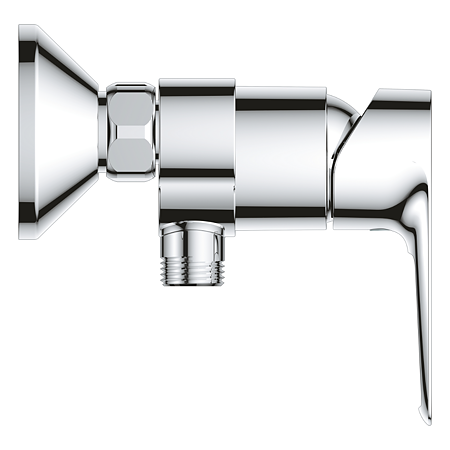 Baterie dus Grohe Start Loop, monocomanda, alama, argintiu, cartus ceramic 35 mm