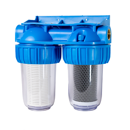 Filtru de apa, carbune activ + sita, 5" cu 3/4" in linie
