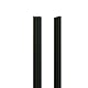 Panou decorativ Linea Slim, 3 lamele, MDF, verde/negru, interior, 265 x 15 cm