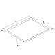 Protectie sertar/cabinet Scilm, aluminiu, 863 x 470 mm 