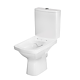 Set compact WC Cersanit Soft, ceramica, alb, 5 l, 65 x 78.5 x 36.5 cm