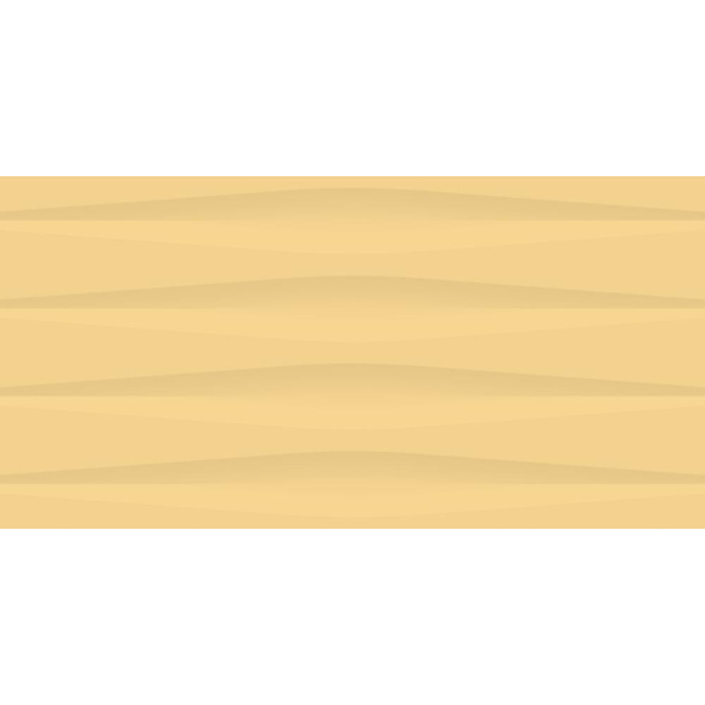 Faianta baie / bucatarie Summer Stripes, galben, lucios, uni, 60 x 30 cm Arabesque