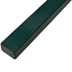Stalp gard zincat, dreptunghiular, fixare in beton, verde, 2.5 m, 60 x 40 mm