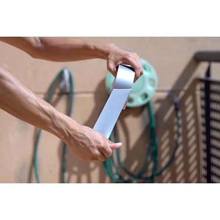 Banda adeziva, pentru reparatii, Moment Power Tape din polietilena si panza, argintiu, 48 mm x 50 m