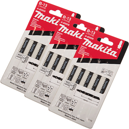 Set 5 lame Makita pentru fierastrau pentru lemn, 80 mm
